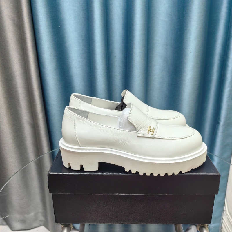 Ch*el leather shoes